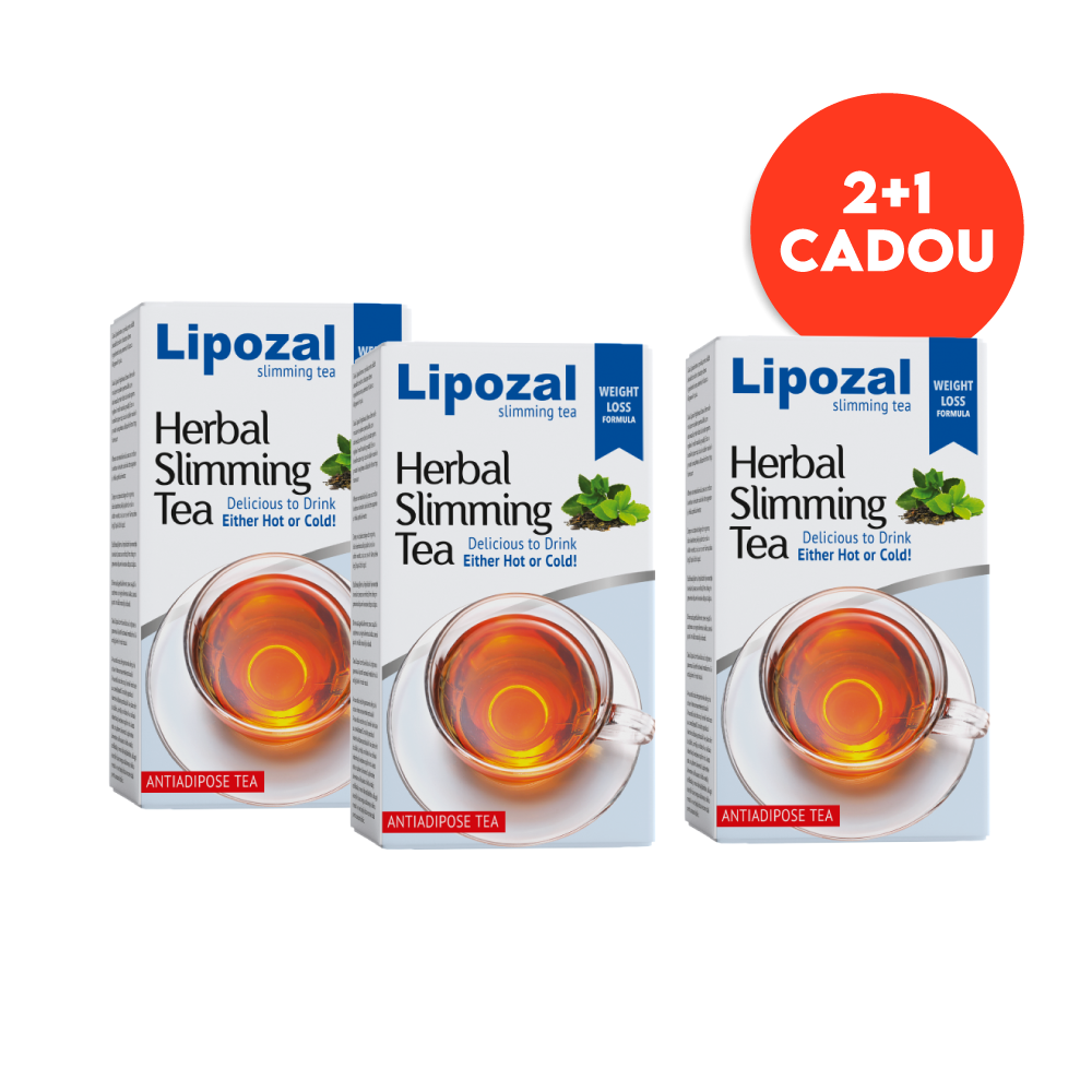 3 Cutii Ceai pentru slabit Lipozal